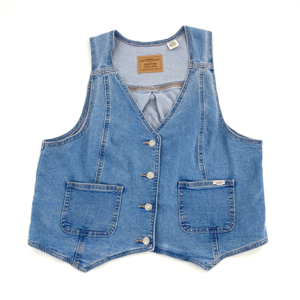 Levi's Blue Denim Vest